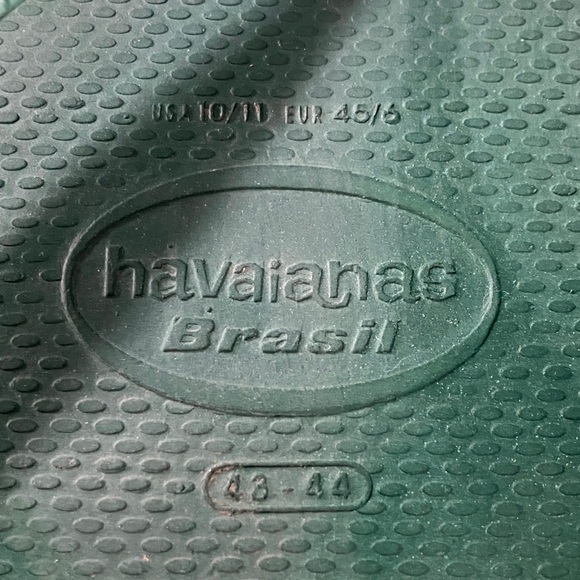 Havaianas men’s size 10 & 11 Forest Green Brazilian Sandals - Picture 3 of 16